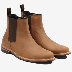 NISOLO MEN\'S EVERYDAY LACE UP LEATHER BOOTS BRANDY BROWN SZ 10 $280 NIB NISOLO MEN main image 4